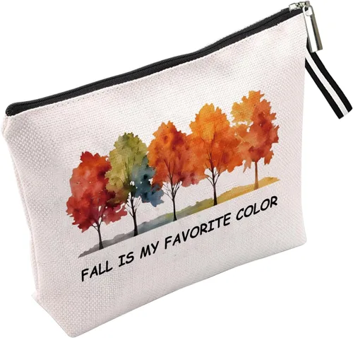 Miniatura 6 de Bolsa de maquillaje inspirada para mujer, bonita bolsa de cosméticos para amigos y familia, bolsa de aseo de viaje, bolsa de cosméticos portátil