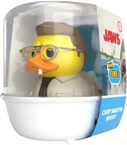 Miniatura 8 de TUBBZ Figura coleccionable de pato de goma de vinilo de Bruce The Shark de edición en caja, producto oficial de Jaws, TV, películas y videojuegos