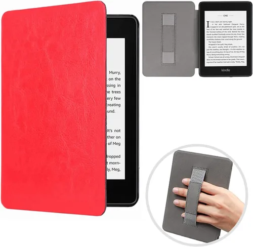 Miniatura 18 de Funda para Kindle Paperwhite 2018, delgada funda protectora de piel sintética con función de apagado y encendido automático para Kindle Paperwhite