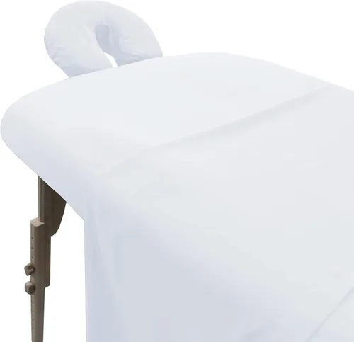 Miniatura 20 de London Linens Juego de sábanas de microfibra suave para mesa de masaje de 3 piezas, incluye funda para mesa de masaje, sábana bajera ajustable