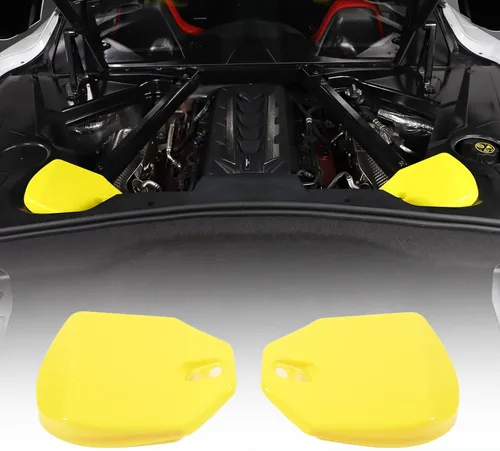 Miniatura 8 de Cubiertas de torre de puntal trasero compatibles con Chevrolet Corvette C8 2020-2023, cubierta de panel de protección de impactos de plástico ABS
