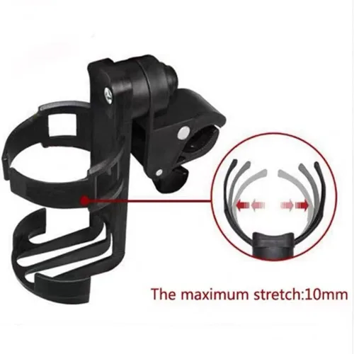Miniatura 3 de Portavasos para scooter, soporte para botella de bicicleta con rotación de 360 grados, accesorios antideslizantes de desmontaje rápido, soporte