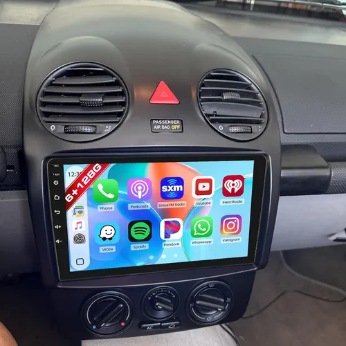 Miniatura 9 de [DSP y EQ] 2G+64G Carplay Radio para VW Volkswagen Beetle 2004-2010, pantalla táctil de 9 pulgadas para VW Beetle Car Stereo Wireless