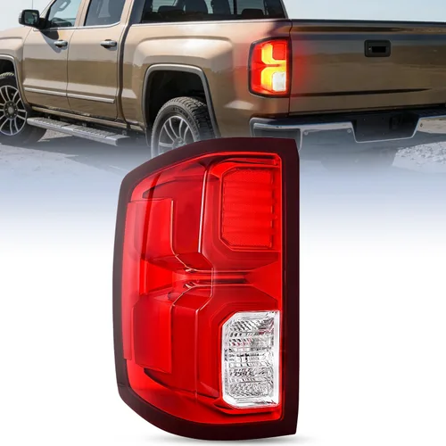 Miniatura 10 de Ensamble de luz trasera Nilight Compatible con Chevy Silverado 1500 2014 2015 2016 2017 2018 2019, 2500 HD 3500 HD, GMC Sierra 3500HD 2015-2019, Par