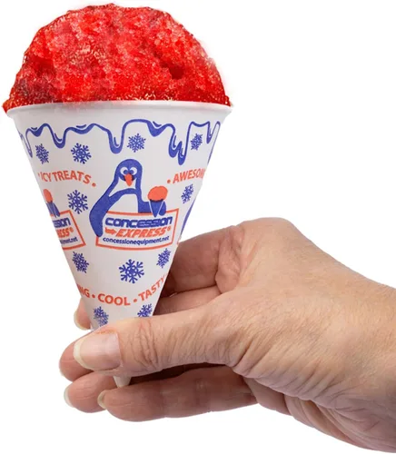 Miniatura 5 de 200 Nieve Cono tazas 6 oz y 200 cuchara de popote