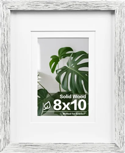Miniatura 91 de Egofine - Portarretratos de 4 x 6 pulgadas, de madera maciza con plexiglás, para fotos de 3.5 x 5 con paspartú o de 4 x 6 sin paspartú, para colocar