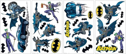 Miniatura 4 de RoomMates RMK1864GM Batman - Calcomanía para pared, color azul