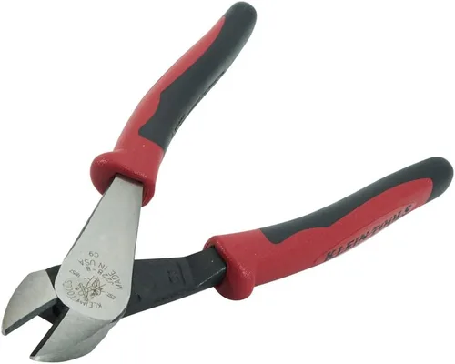 Miniatura 3 de Klein Tools Alicates J228-8, fabricados en EE. UU., Alicates de corte diagonal con asas Journeyman de doble material, mandíbulas cortas y bordes