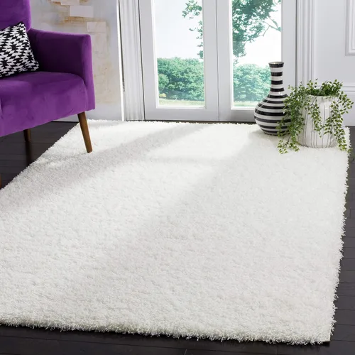 Miniatura 53 de SAFAVIEH Laguna Shag Collection - Alfombra decorativa, 2 pies 3 pulgadas x 4 pies, color beige, diseño sólido, no desprende pelusa y de fácil