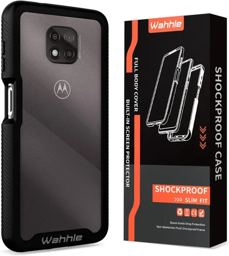 Miniatura 7 de Funda compatible con Moto G Power 2021, protector de pantalla integrado de cuerpo completo, a prueba de golpes, ajuste delgado, parachoques, funda