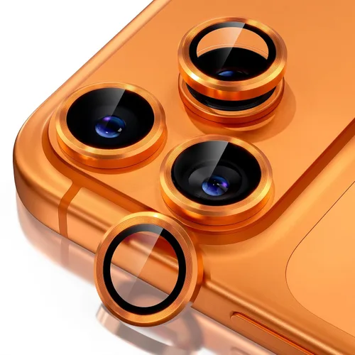 Miniatura 34 de Misea Compatible con iPhone 17 Pro/iPhone 17 Pro Max Protector de Lente de Cámara Brillante, Vidrio Templado 9H Cubierta de Cámara Protector