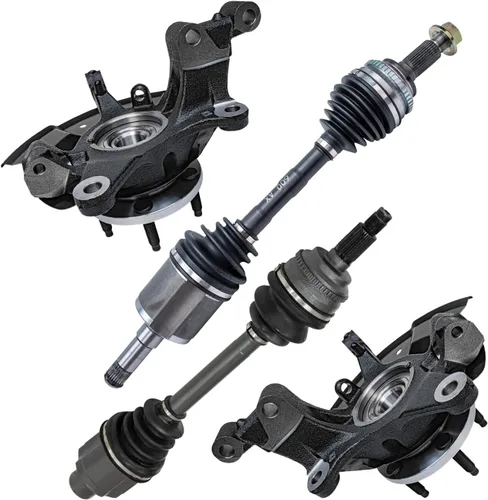 Miniatura 75 de Detroit Axle - Kit de nudillos traseros izquierdo FWD para Hyundai Santa Fe 2007-2009 Veracruz 2007-2012, reemplazo del conjunto de cojinete