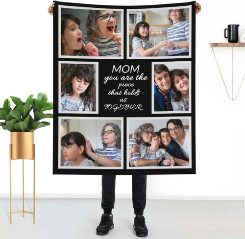 Miniatura 14 de HUGLAZY Mantas personalizadas con fotos, manta personalizada para la familia, sube tu foto de Halloween, manta personalizada para adultos