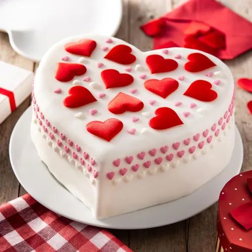 Miniatura 2 de Abaodam Maniquí de pastel de corazón de espuma de corazón, modelo de práctica de horneado de 12 pulgadas para el día de San Valentín, boda