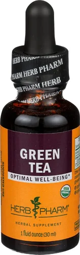 Herb Pharm Gotas de extracto líquido de té verde orgánico certificado, 1 oz