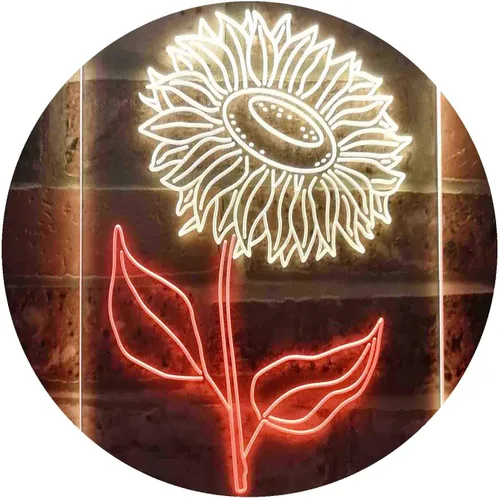 Miniatura 9 de ADVPRO Letrero de neón LED de doble color para sala de girasol, azul y rojo, 8.5 x 12 pulgadas st6s23-i3533-br