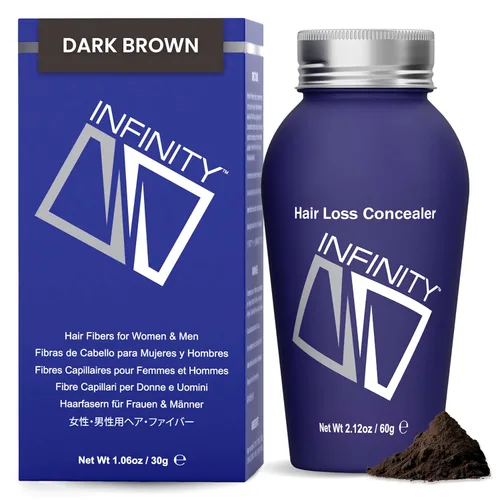 Fibra de cabello Master de Infinity, Café Oscuro Marrón oscuro
