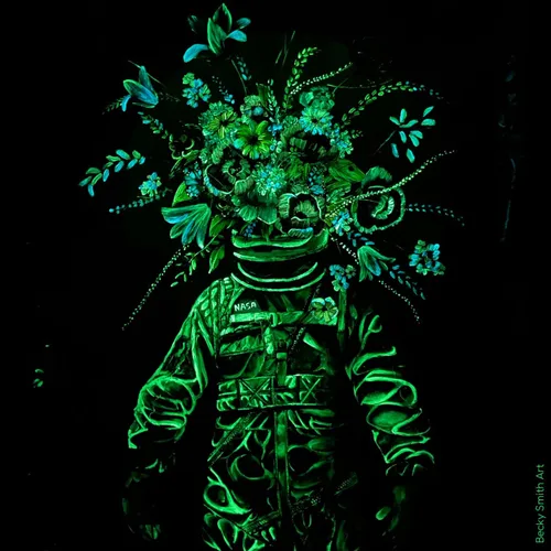 Miniatura 5 de Aurora - Pintura de 1.7 fl oz (brillo verde) con paquete de antorcha UV PeeDar 2.0.