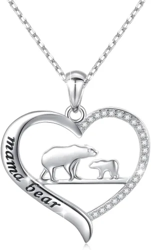 Collar de plata esterlina para mamá, regalo para el día de la madre, dije o brazalete para mamá