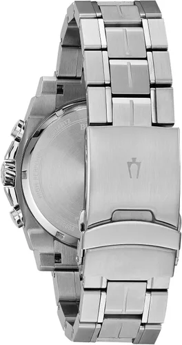 Miniatura 6 de Bulova Men's Icon High Precision Quartz Chronograph Watch, Curved Mineral Crystal, 300m Water Resistant, Continous Sweeping Secondhand, Luminous