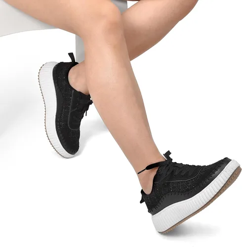 Miniatura 7 de DREAM PAIRS Zapatos deportivos gruesos para mujer, cómodos, informales, con plataforma, a la moda