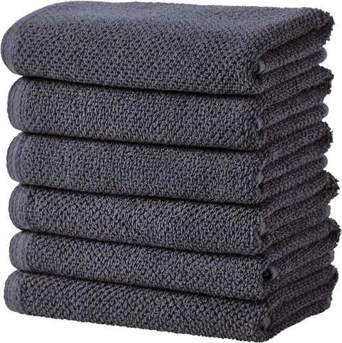 Miniatura 11 de Great Bay Home Toalla de baño blanca – Toalla de baño de gran tamaño 100% algodón de 68 x 35 pulgadas – Absorbente, de secado rápido, toalla de baño