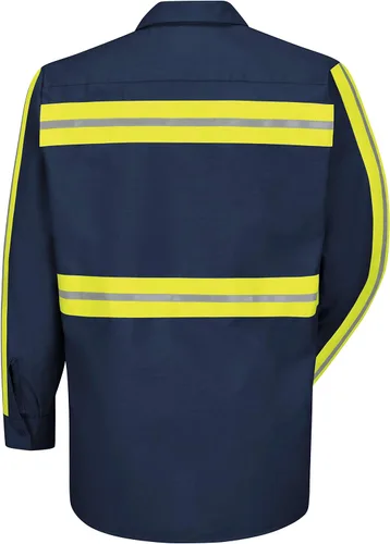 Miniatura 2 de Red Kap Camisa de trabajo industrial con cuello forrado de 2 piezas para hombre