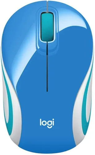 Miniatura 2 de Logitech Ratón Inalámbrico Mini M187 Ultraportátil, Seguimiento Óptico 1000 DPI, 3 Botones, PC/Mac/Laptop - Azul Palacio