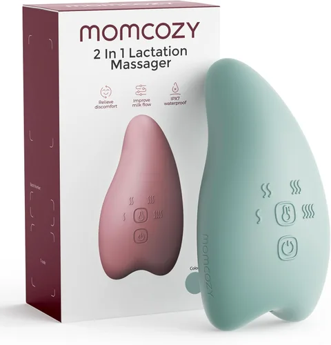 Miniatura 10 de Momcozy A1Pro - Masajeador de lactancia, vibración profunda y calentamiento rápido para alivio de obstrucciones y bombeo eficiente, esenciales