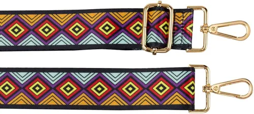 Miniatura 4 de ZANQANO - Correa de repuesto para bolsa bandolero, ajustable, estilo guitarra, multicolor