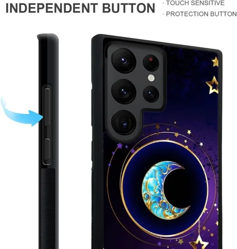 Miniatura 3 de ZHEGAILIAN Funda compatible con Samsung Galaxy S22 Ultra, antideslizante, de poliuretano termoplástico suave, a prueba de golpes, compatible