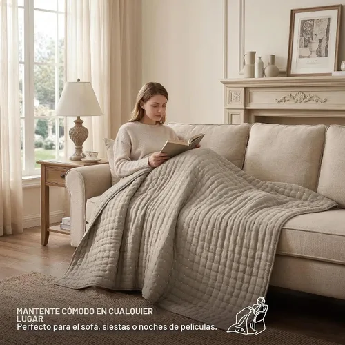 Miniatura 5 de WDCOZY Juego de ropa de cama tamaño individual con funda de almohada, colcha suave y ligera, edredón acolchado y fino para todas las estaciones, 2