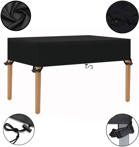 Miniatura 2 de Funda impermeable para mesa de café al aire libre, 40 pulgadas de largo x 28 pulgadas de ancho x 4 pulgadas de alto, funda rectangular para muebles