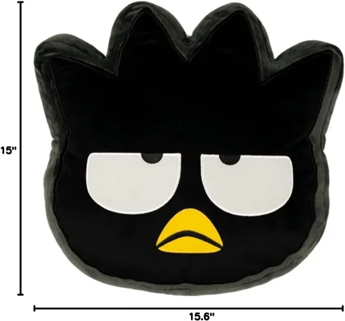 Miniatura 6 de Hello Kitty & Friends Badtz Maru Ropa de Cama Almohada Decorativa de Felpa Súper Suave, Talla Única, (Producto 100% Oficialmente Licenciado) por