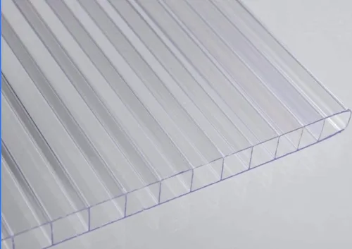 Miniatura 2 de Panel de policarbonato de doble pared de 0.315 in, flexible, transparente, fuerte, inastillable, para todo tipo de clima, para jardín e invernadero