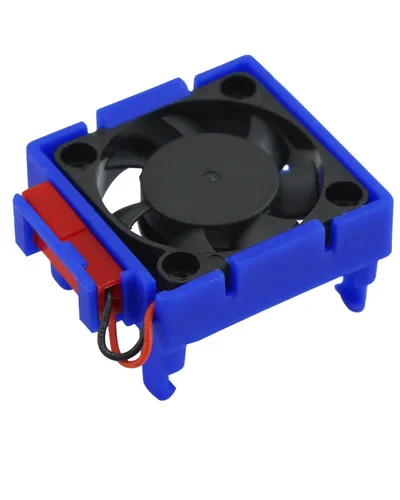 VXL-3s ESC - Parte de mejoras del ventilador de refrigeración del motor para 1/10 Slash/Rustler/Stampede VXL 4X4 2WD, disipador de calor de Azul