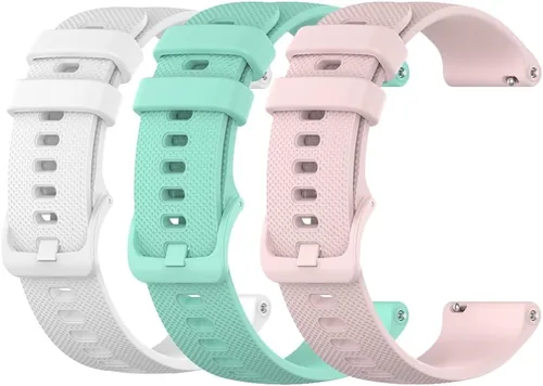 Miniatura 12 de Compatible con correas de reloj Garmin de silicona, bandas Vivoactive 5/3 de 0.787 in, correas Venu 3/2, correas de reloj Venu 2S/2S de 0.709 in