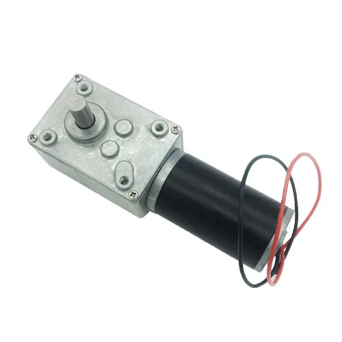Miniatura 9 de BRINGSMART Motor de engranaje sin fin de CC de 12V 160rpm Motor de autobloqueo de 10kg.cm Motor de engranaje de mini turbina invertida para Robot