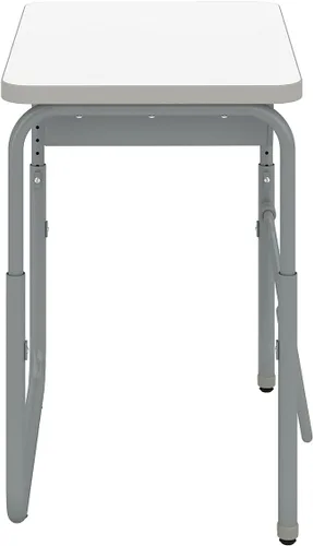 Miniatura 5 de Safco Productos AlphaBetter 2.0 Escritorio para estudiantes de altura ajustable con barra de reposapiés oscilante y caja de libros, sentado a pie
