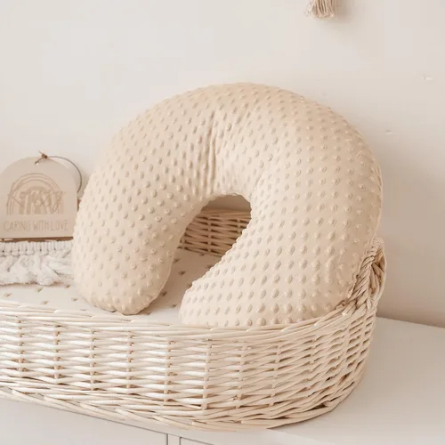 Miniatura 5 de Konssy Paquete de 2 Fundas de Almohada de Lactancia, Cubiertas de Lactancia Suaves y Cómodas para Almohadas de Amamantamiento, Fundas de Almohada