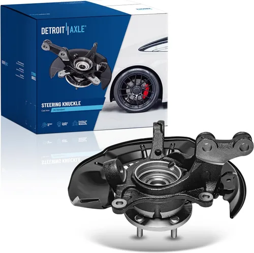 Miniatura 25 de Detroit Axle - Kit de nudillos traseros izquierdo FWD para Hyundai Santa Fe 2007-2009 Veracruz 2007-2012, reemplazo del conjunto de cojinete