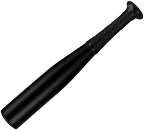 Miniatura 9 de Bate de béisbol de aluminio de una mano de 17 pulgadas, bate de sóftbol, para el hogar/coche/defensa personal, práctica de bateo, bate de aluminio