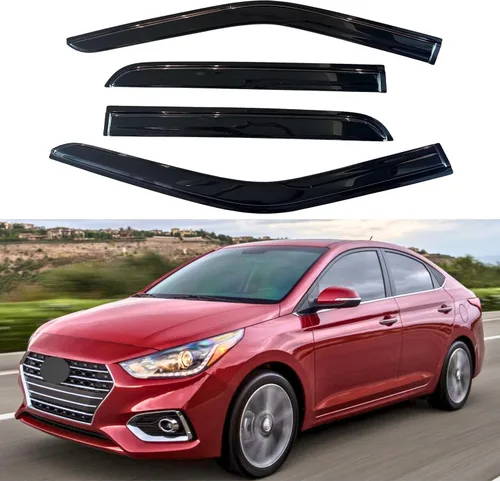 Miniatura 281 de Visor para ventana IG para Hyundai Venue 2020-2023, protector contra la lluvia, adhesivo extra duradero, deflector de viento para lado