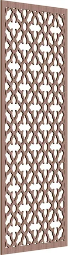 Miniatura 126 de Madison Paneles de pared decorativos de madera con calado, 9 3/8 pulgadas de ancho x 24 3/8 pulgadas de alto x 3/8 de alto, roble rojo rojo (Red Oak)