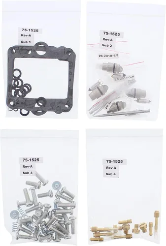 Miniatura 2 de All Balls Kit de reconstrucción de carburador de carreras 26-1680 compatible con/reemplazo para Yamaha FJ1200 1989-1993