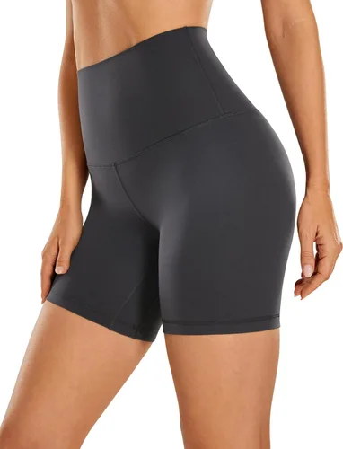 Miniatura 13 de CRZ YOGA Butterluxe Super High Waist Biker Shorts 6"- Yoga Workout Womens Buttery Soft Over Belly