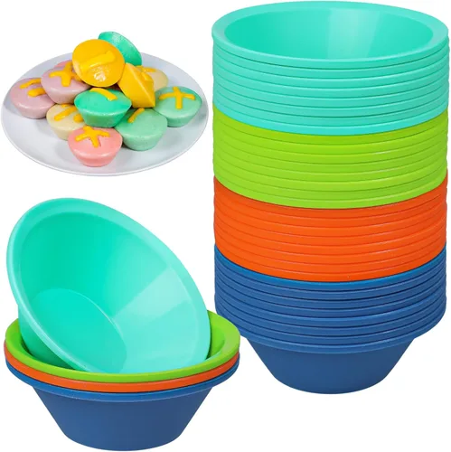 Miniatura 8 de Webake 36 piezas de silicona de platino Puto Molder filipino de tamaño mediano, 2.75 pulgadas reutilizable Kutsinta para vaporera, taza de repuesto