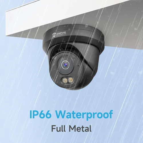Miniatura 8 de Anpviz Cámara IP PoE de 4MP 8MP, cámara IP de seguridad de torreta para exteriores e interiores con cable (cámara de torreta de 4MP negra)