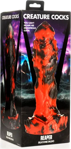 Miniatura 6 de CREATURE COCKS Grim Reaper Consolador de Silicona para Hombres, Mujeres y Parejas. Firme y Flexible, Base de Succión Fuerte, Consolador de Fantasía