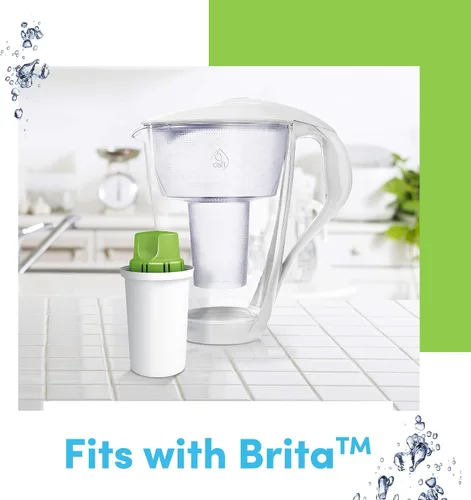 Miniatura 7 de Dafi Cartucho de filtro de agua alcalino, paquete de 3 unidades, sin BPA, repuesto de filtro de agua compatible con jarra Brita y otros, purificador